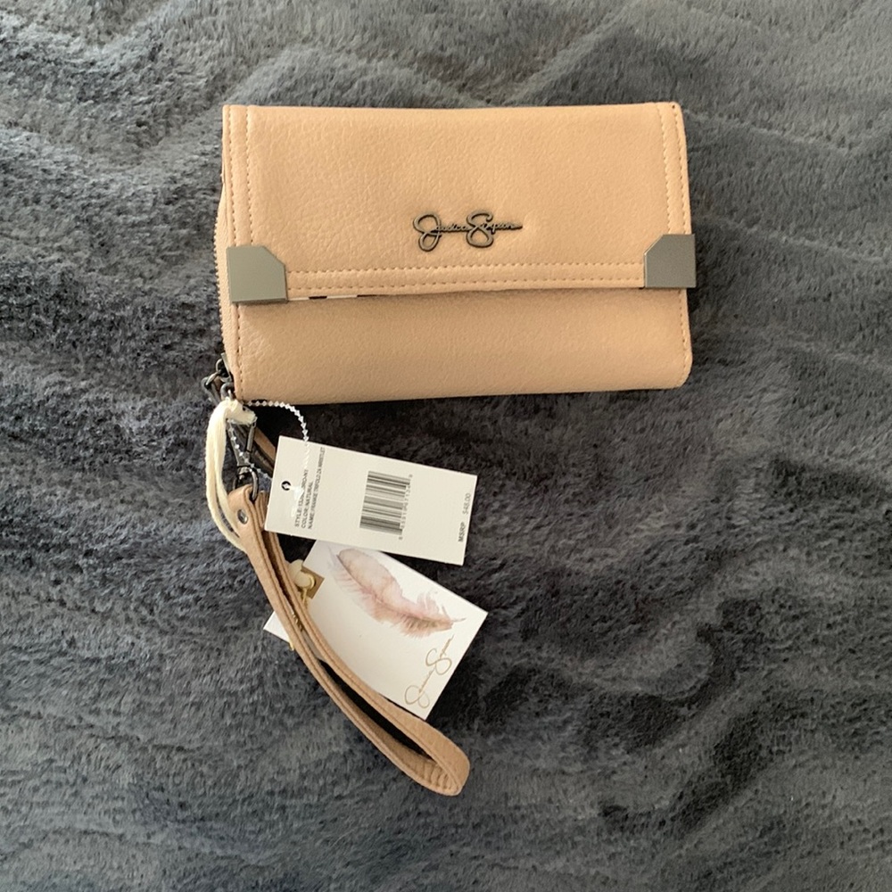 NWT Jessica Simpson Frankie trifold ZA wristlet